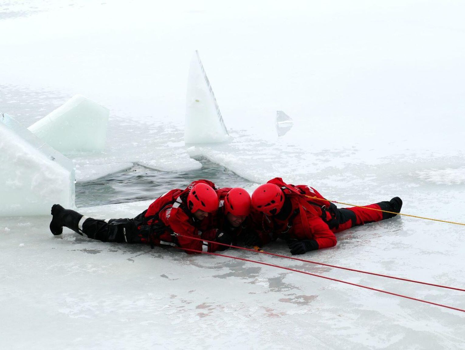 Sanie, „węgorz” i kolce w akcji. Strażacy ze Szczebrzeszyna szkolili uczniów w Nieliszu