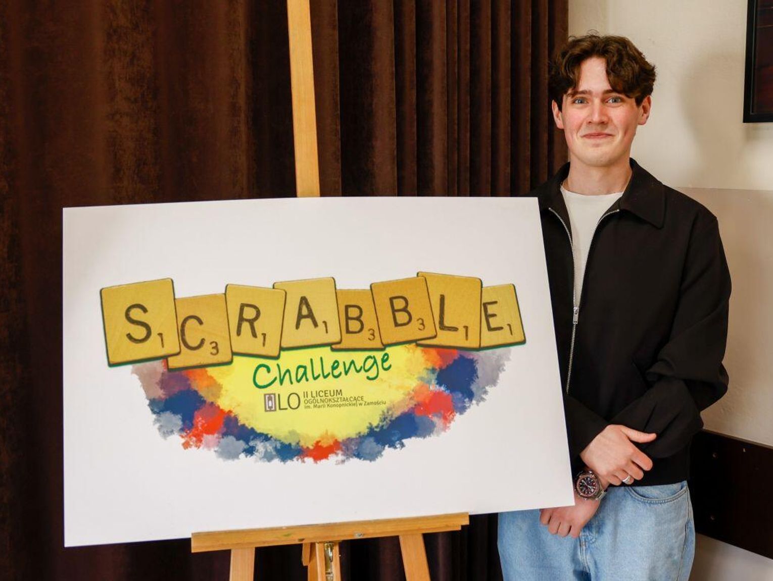 Scrabble po angielsku wygrał Dawid Wróbel, uczeń I LO w Zamościu