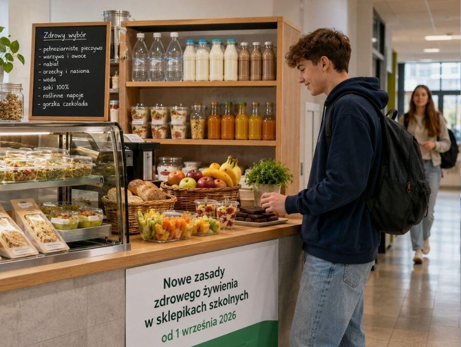 Sklepiki szkolne bez coli i chipsów. A co z kawą i drożdżówkami?