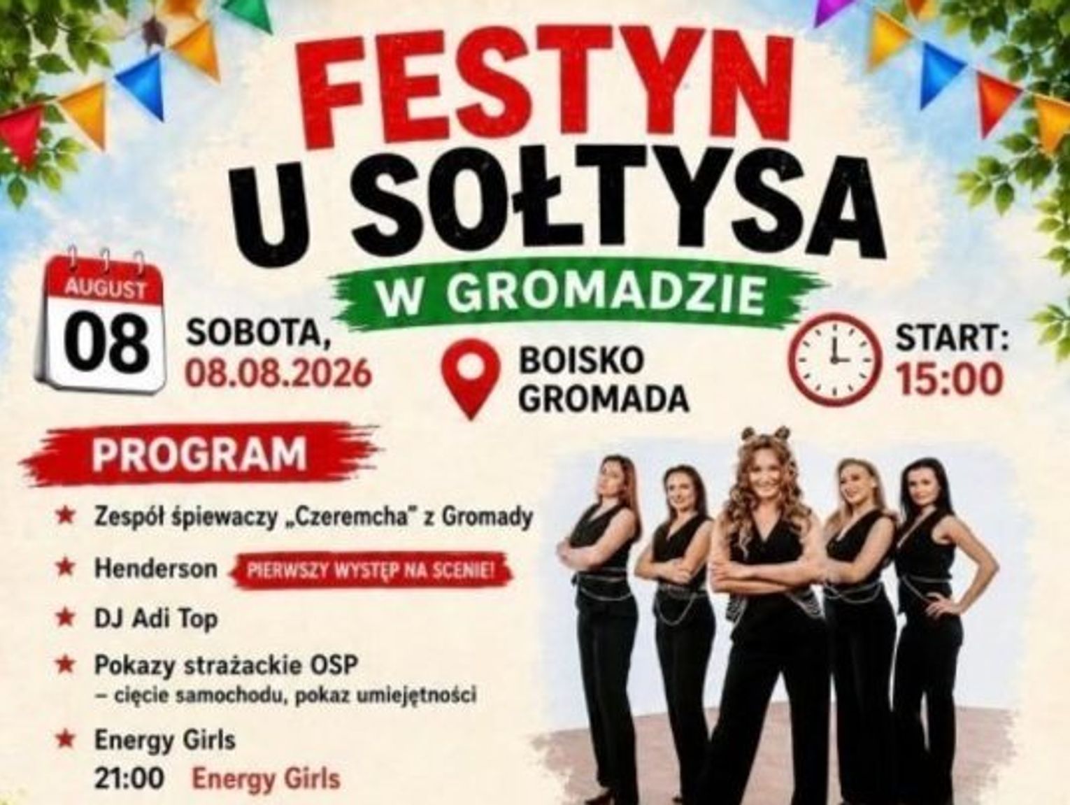 Sołtys zaprasza do Gromady. Na festynie będzie zbiórka dla Adasia Iwanejko