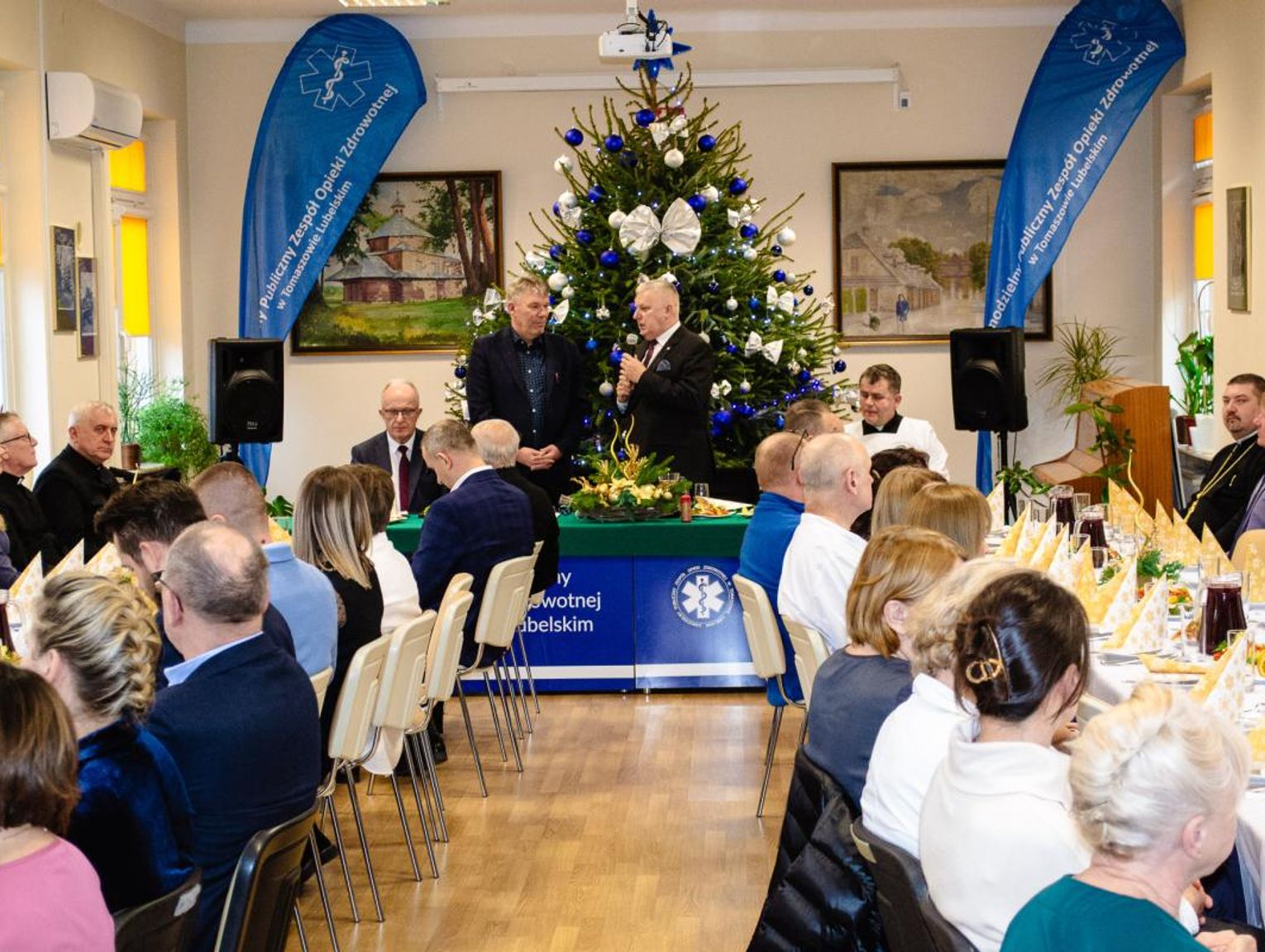 Spotkanie opłatkowe w tomaszowskim szpitalu [GALERIA ZDJĘĆ]