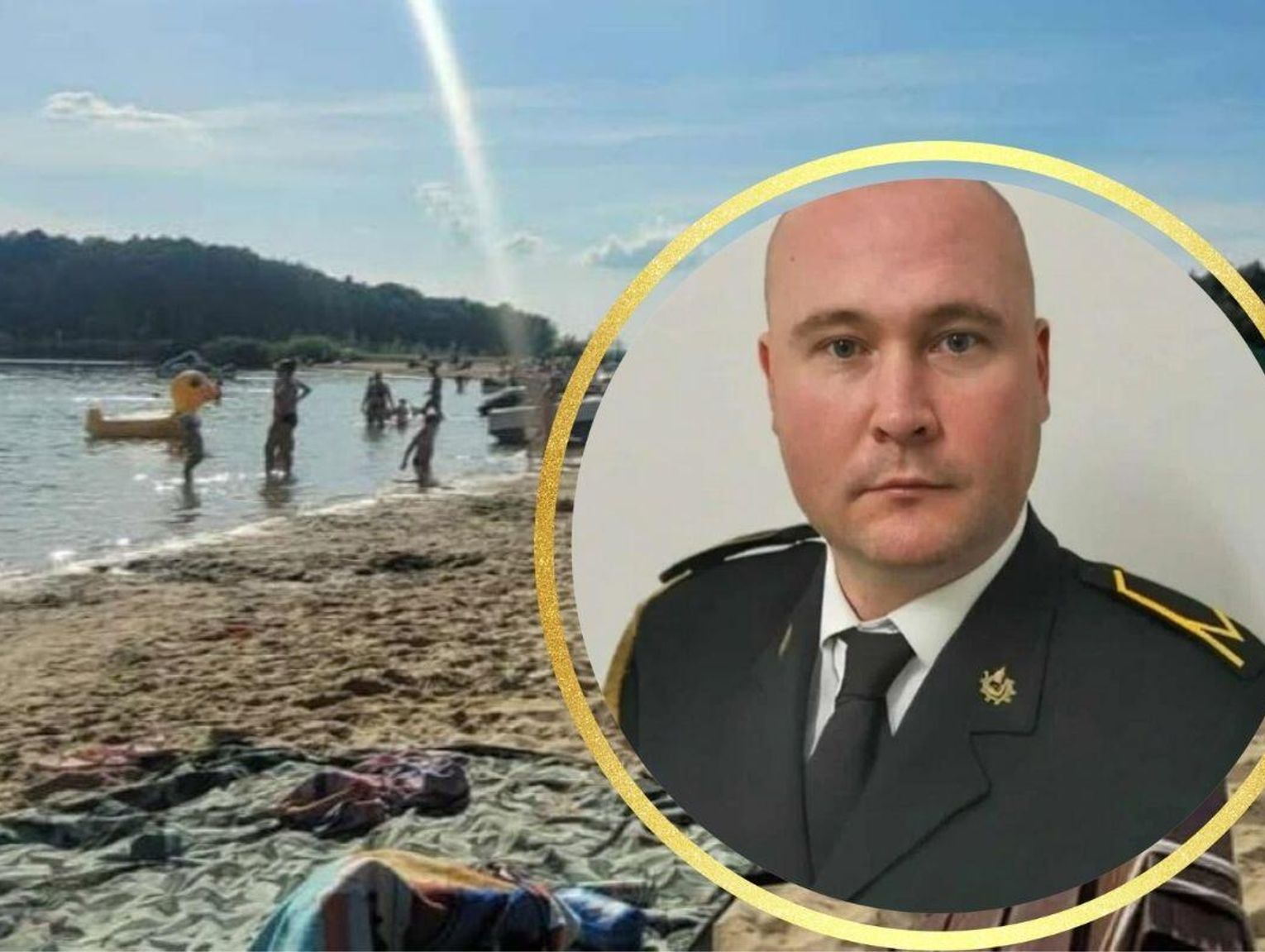 Strażak z Zamościa uratował dziecko na zalewie. Apel: odpoczywajmy nad wodą z głową