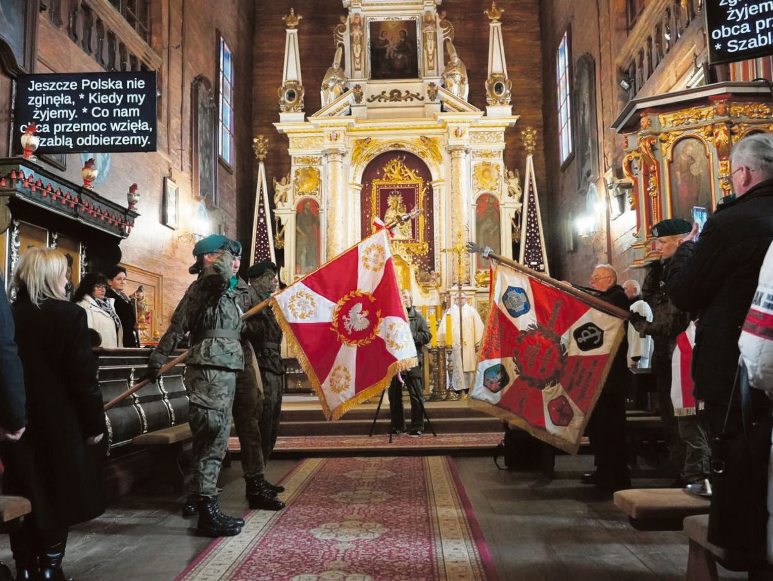 ŚZŻAK Okręg Zamość w Tomaszowie Lubelskim z nowym sztandarem