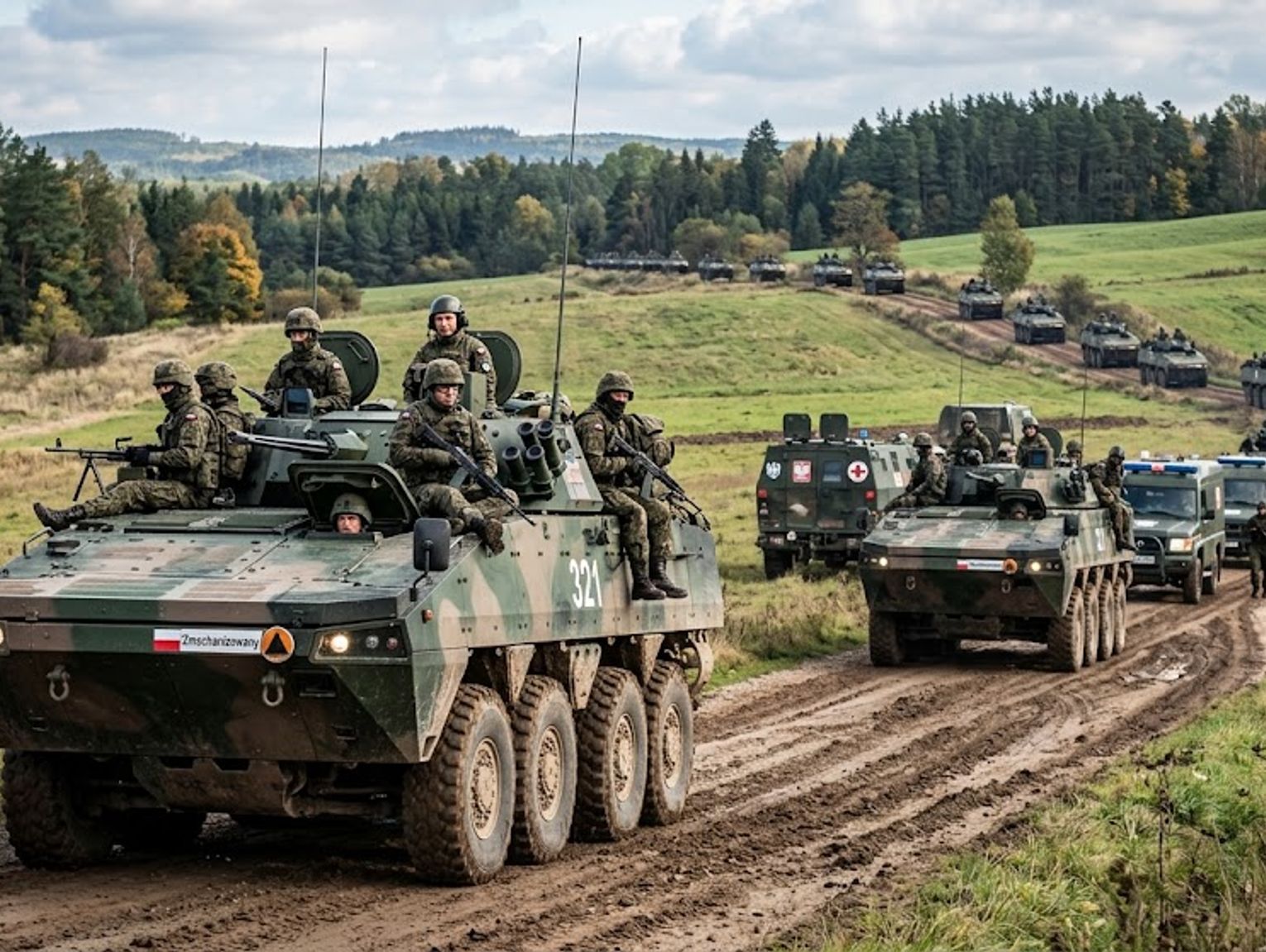To już pewne: w Biłgoraju zostanie sformowany batalion wojsk zmechanizowanych