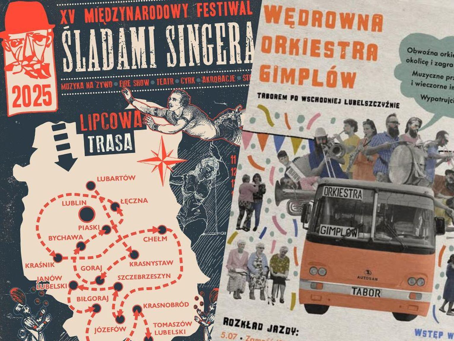 Tomaszów Lubelski na trasie Orkiestry Gimplów i Festiwalu Śladami Singera [PROGRAM]