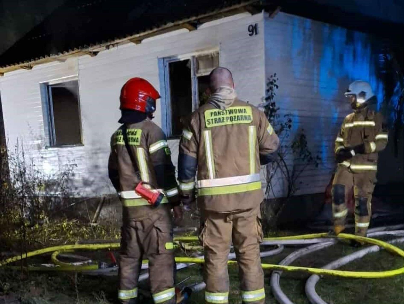 Tragiczny pożar w województwie lubelskim. Nie żyje 53-latek [ZDJĘCIA]