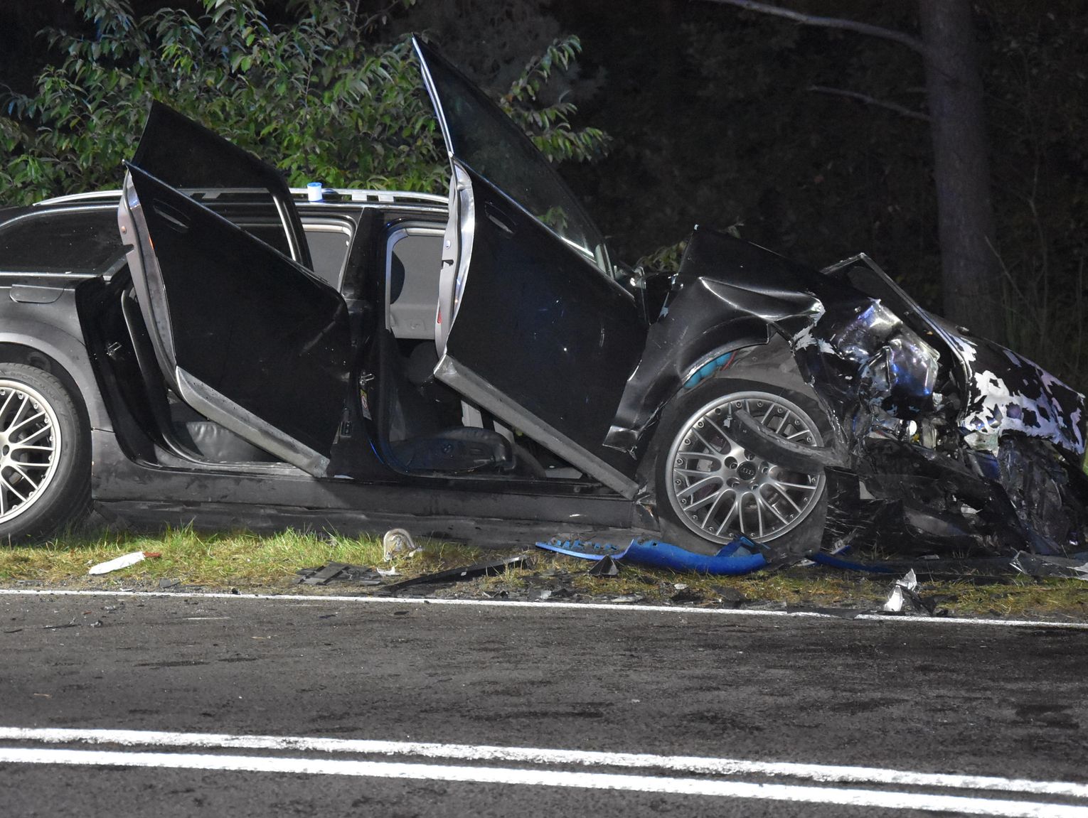Tragiczny wypadek na trasie Biłgoraj-Hedwiżyn [ZDJĘCIA]