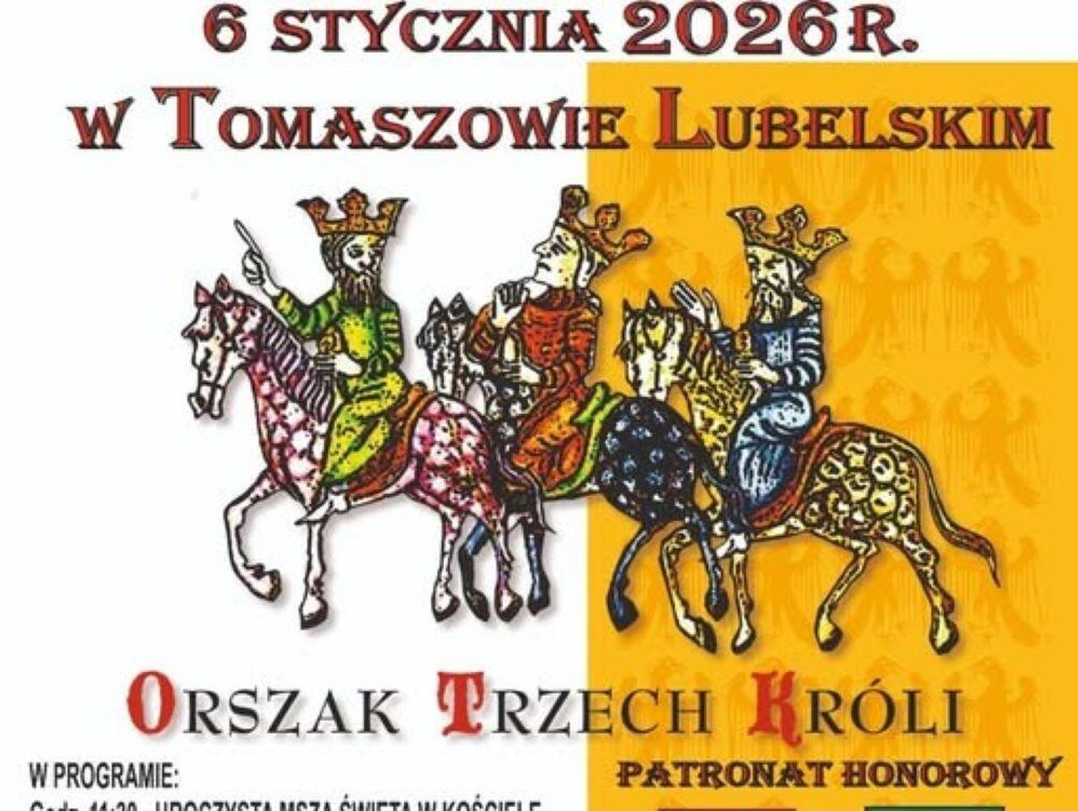 Ulicami Tomaszowa Lubelskiego przejdzie Orszak Trzech Króli [PROGRAM]