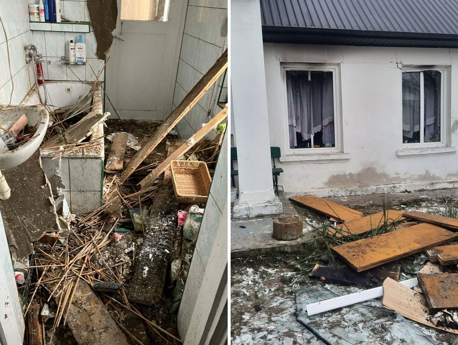 W Boże Narodzenie palił się zabytkowy dom w Zarzeczu. Rodzina zbiera na jego odbudowę