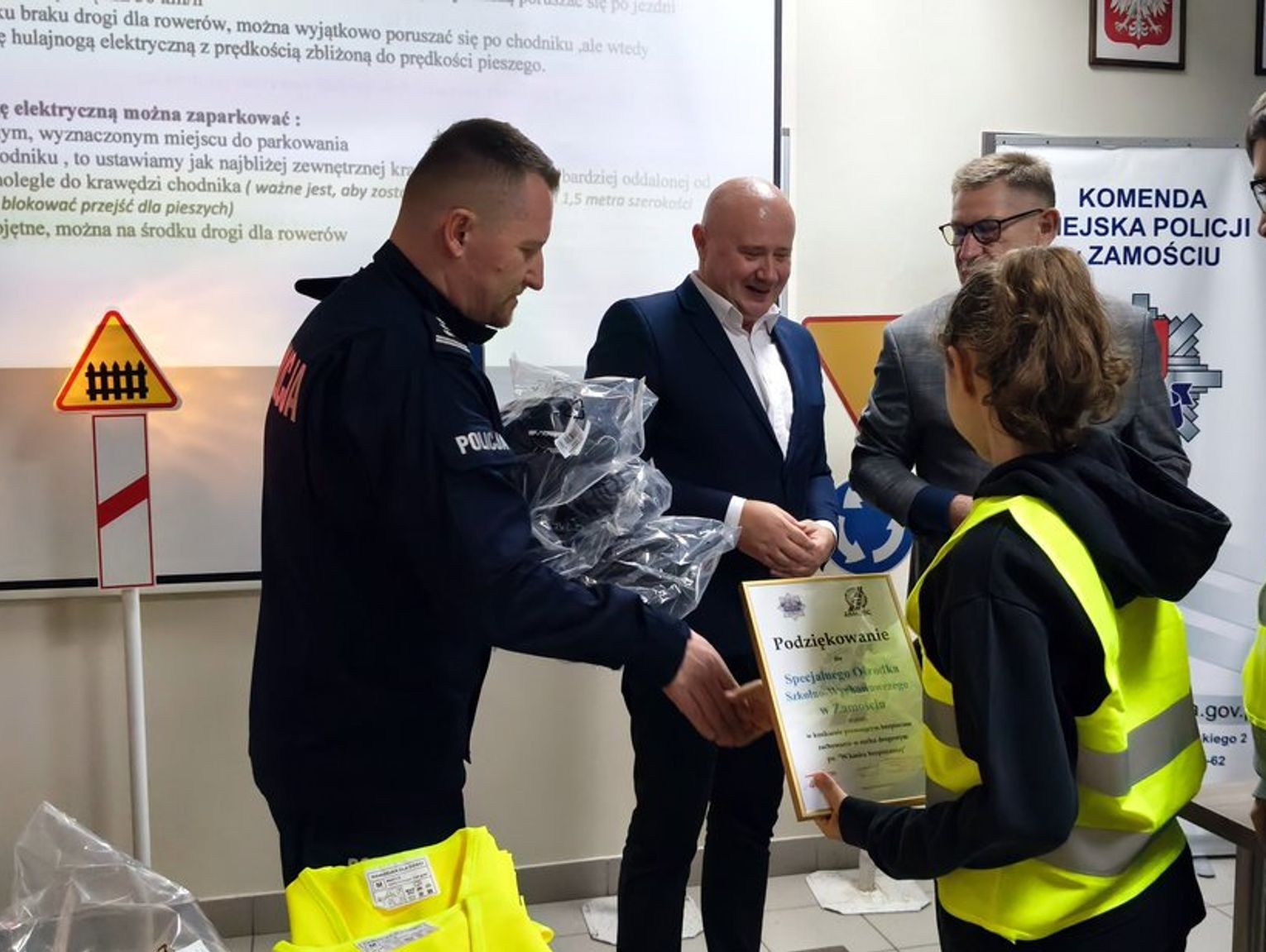 W Kasku Bezpieczniej. Uczniowie zamojskich szkół dostali nagrody [ZDJĘCIA]