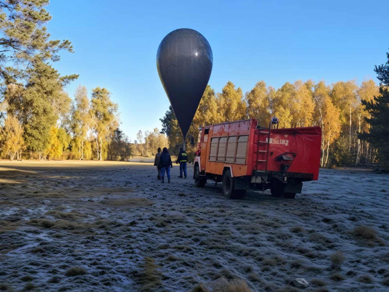 Lubelskie: W Koszołach wylądował balon z ładunkiem zza wschodniej granicy