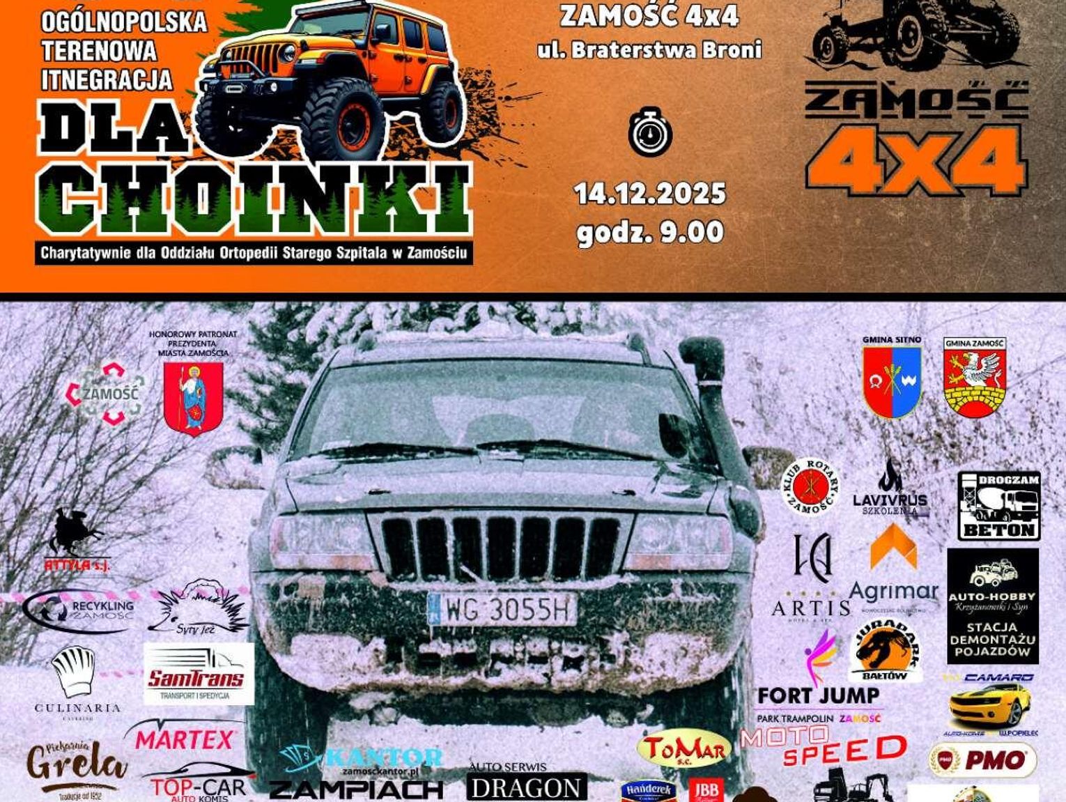 Wielki off-road w Zamościu. Kierowcy znów jadą charytatywnie dla szpitala