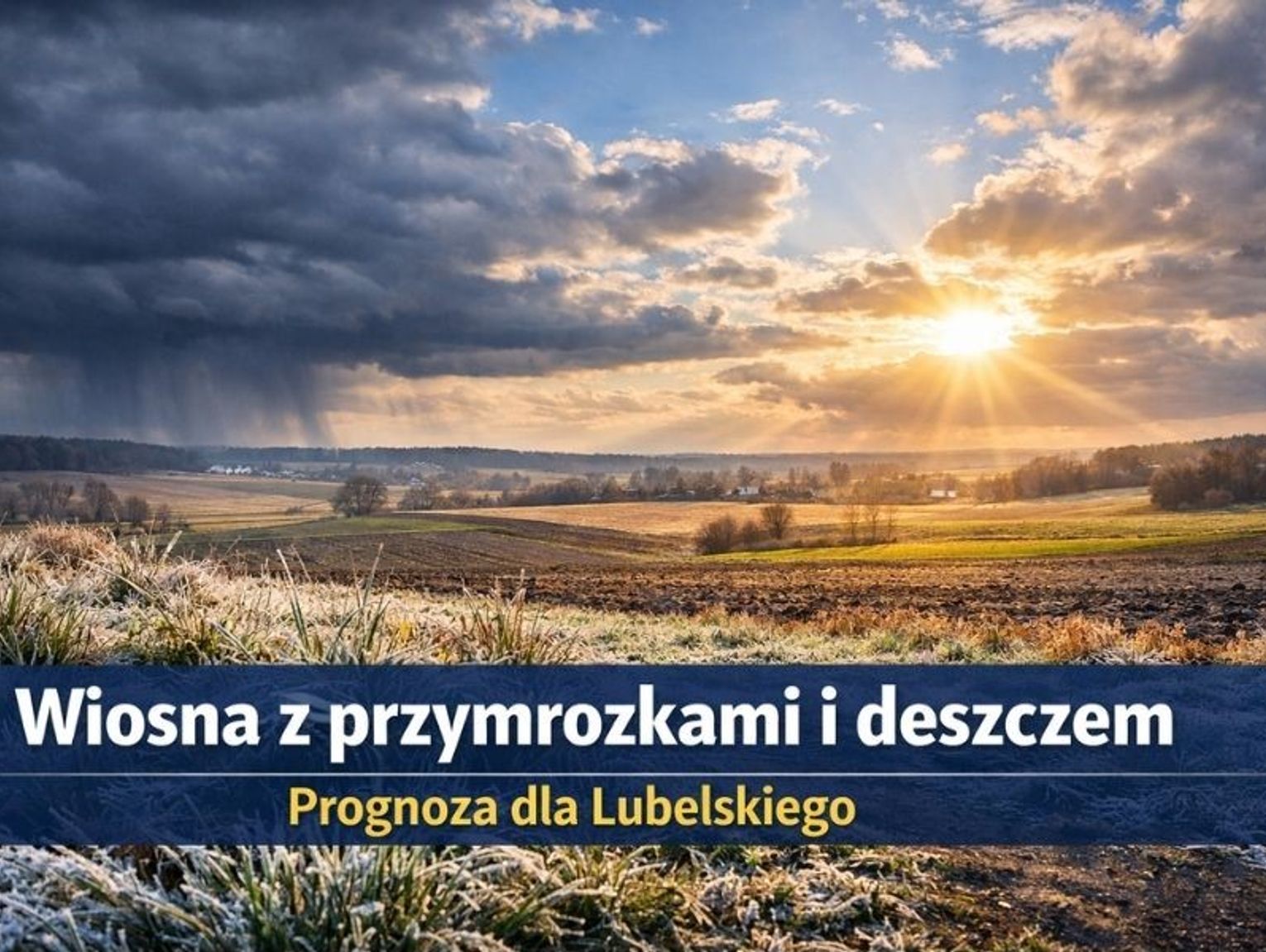 Wiosna z przymrozkami i deszczem. Prognoza dla Lubelskiego