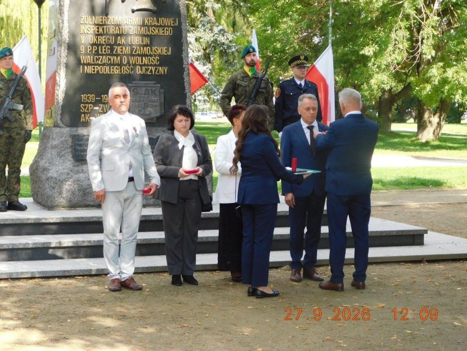 Zamość: Medale Pro Patria wręczono podczas obchodów powstania Polskiego Państwa Podziemnego