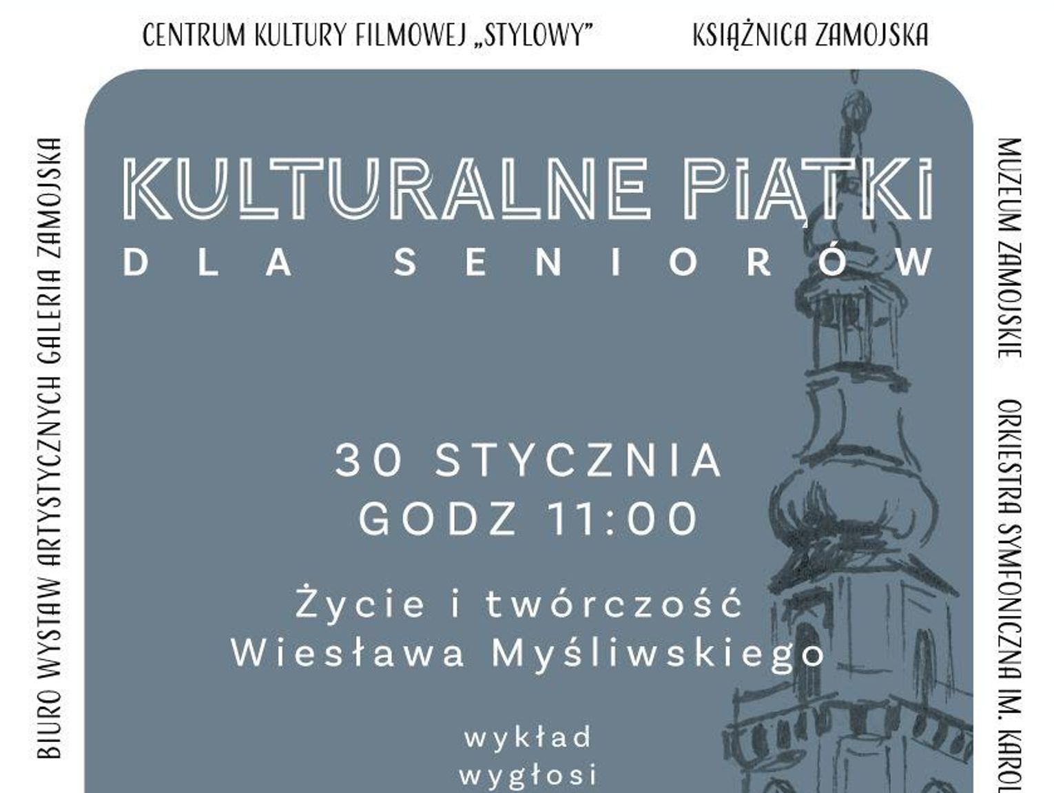 Zamość stawia na seniorów! Rusza wielki cykl „Kulturalne Piątki”