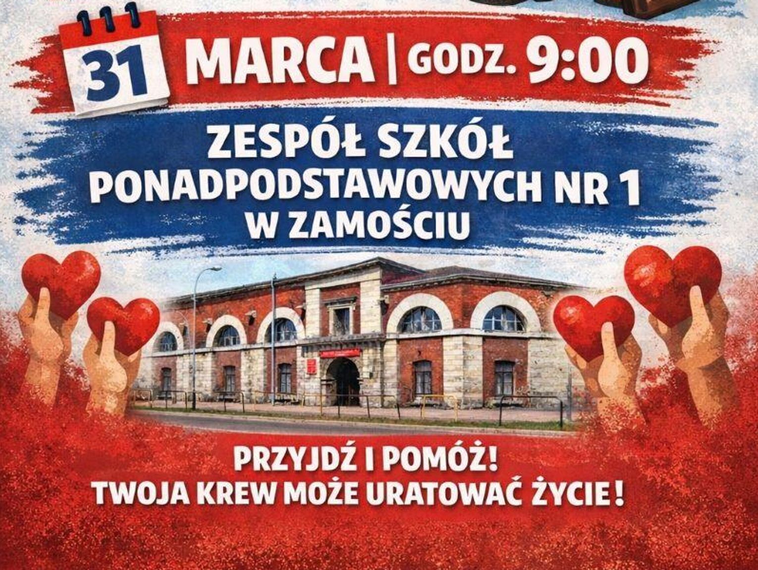 Zamość: W „Ekonomiku” liczą na krew. Przyjdź i pomóż!