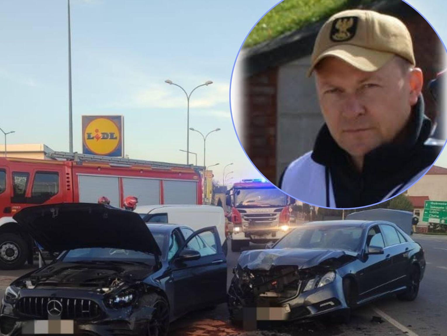 Zamość: Wracał do domu, ale natknął się na wypadek. Jest strażakiem z powołania, znów pomógł