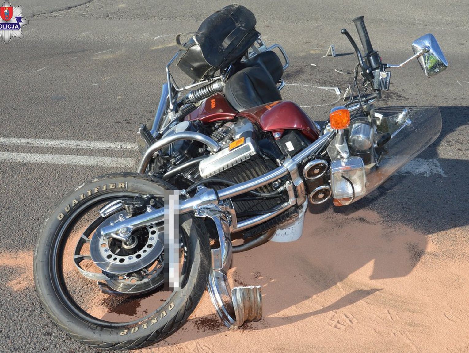 Zawada: Kierowca Seata wymusił pierwszeństwo, motocyklista w szpitalu!