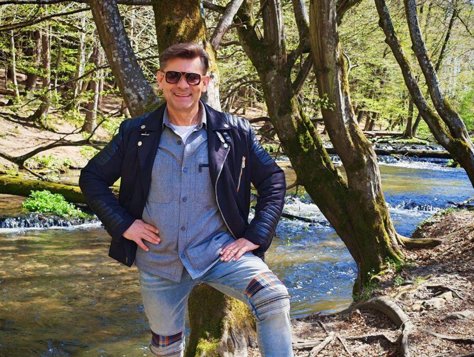 Zachwycony Roztoczem! Zenek Martyniuk zwiedzał Szumy nad Tanwią [ZDJĘCIA]