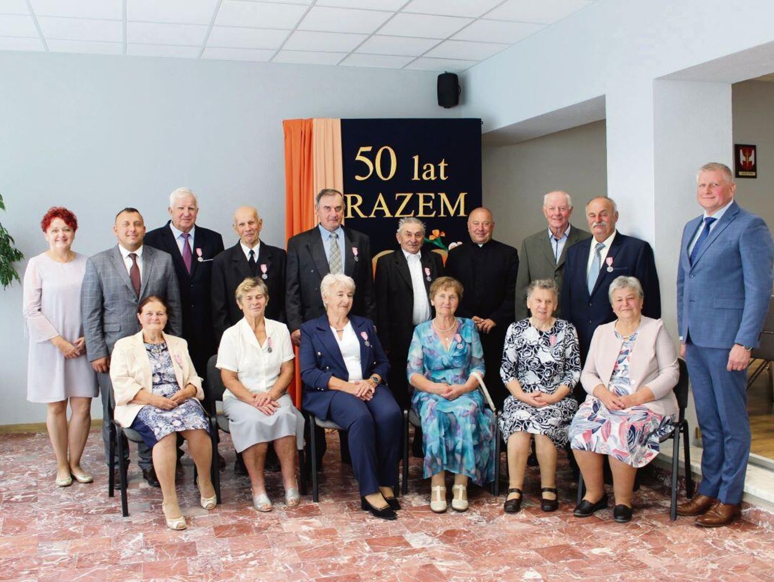 Złote gody w Miączynie. Świętowało osiem małżeństw