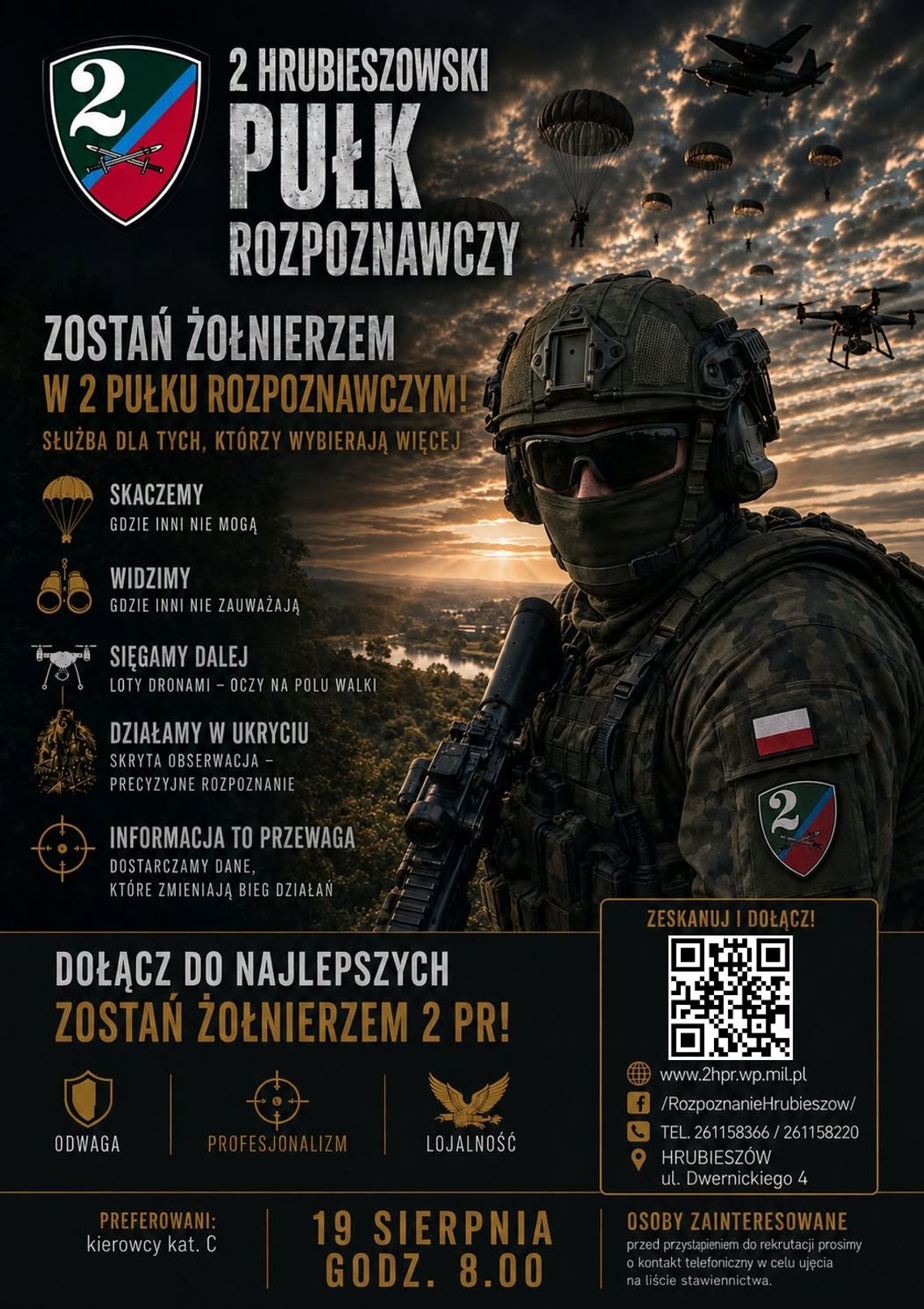 19 sierpnia rusza rekrutacja do elitarnej jednostki wojskowej w Hrubieszowie 19 sierpnia rusza rekrutacja do elitarnej jednostki wojskowej w Hrubieszowie