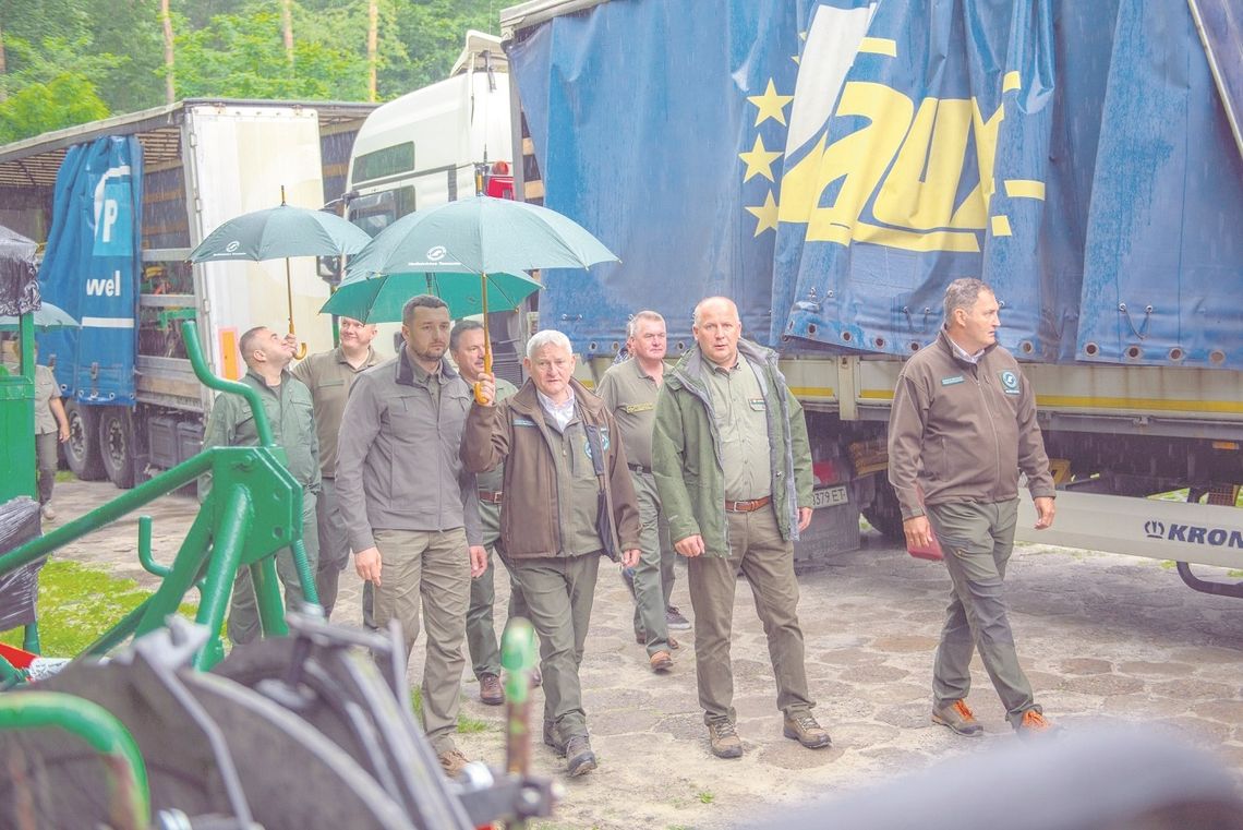 Polscy leśnicy liczą, że ich pomoc przyczyni się do zwycięstwa Ukrainy i odbudowy ukraińskiej gospodarki leśnej. Fot. RDLP