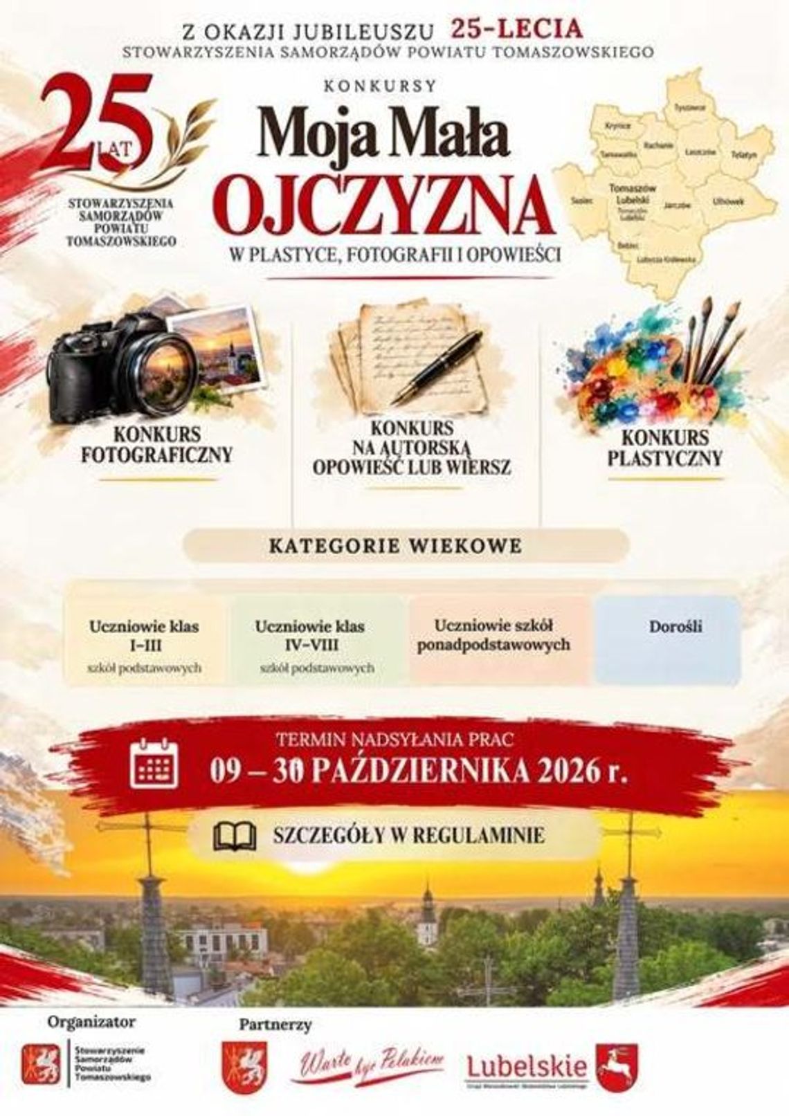 Konkursy mają zachęcić mieszkańców do poznawania historii swojej okolicy i twórczego opowiadania o jej dziedzictwie.