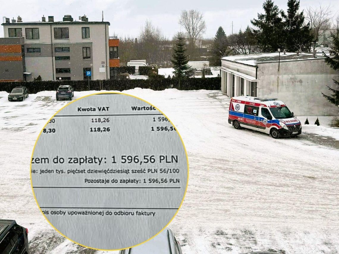 27 grudnia plac na terenie pogotowia przy ul. Starowiejskiej przypominał lodowisko.