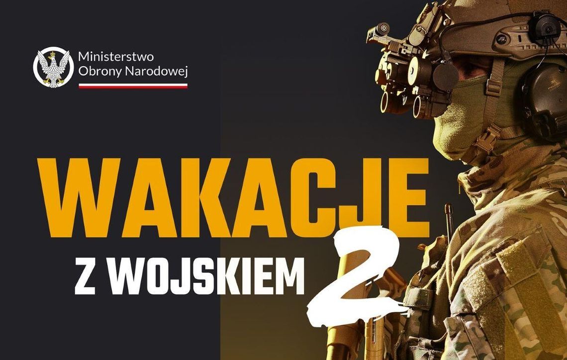 Wojsko Polskie zaprasza młodych ochotników do spędzenia części swoich wakacji na dobrowolnym, darmowym i ochotniczym szkoleniu wojskowym pod hasłem „Wakacje z wojskiem”.