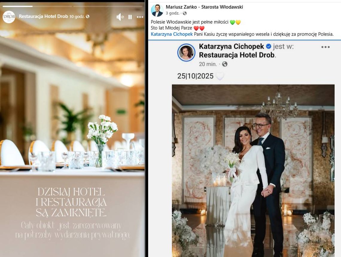 Bajkowe wesele gwiazd telewizji na Polesiu. Cichopek i Kurzajewski wybrali ustronny Urszulin