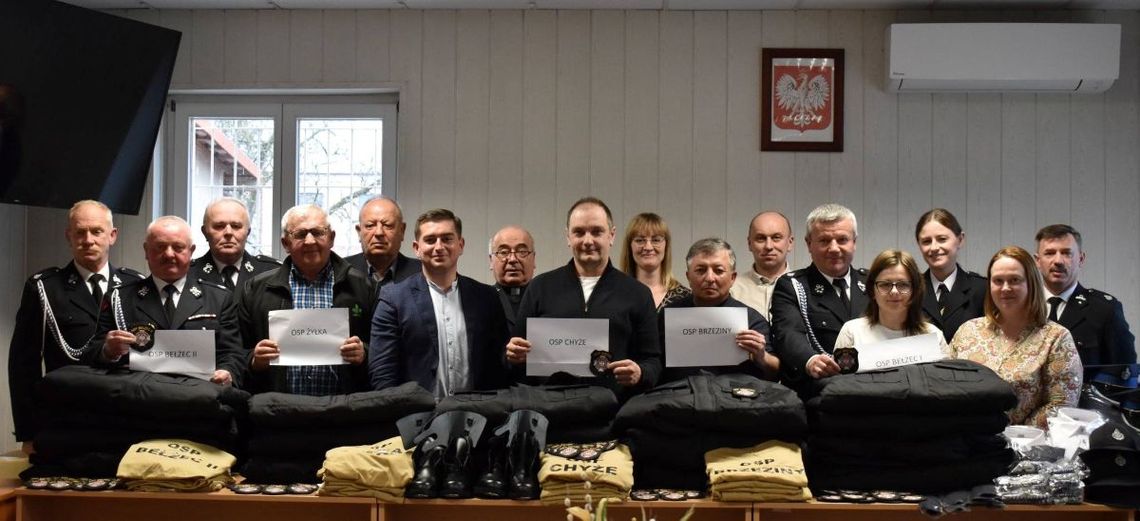 Posiedzenie Zarządu Oddziału Gminnego Związku Ochotniczych Straży Pożarnych Rzeczypospolitej Polskiej w Gminie Bełżec.