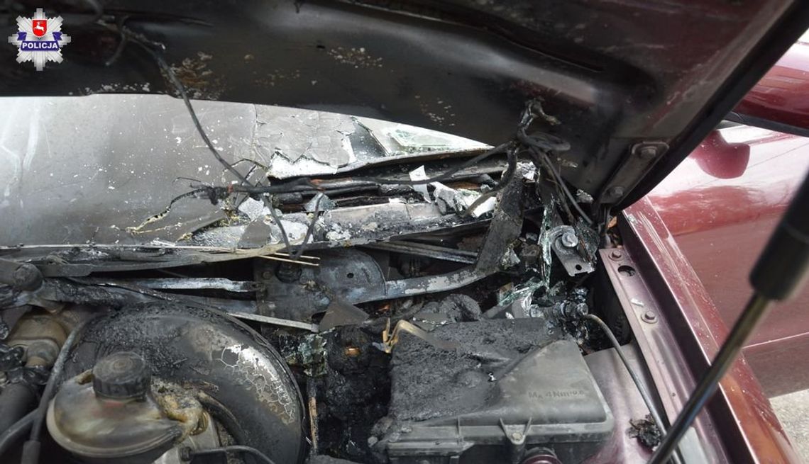 Biłgoraj: Audi płonęło. Policja schwytała podpalacza