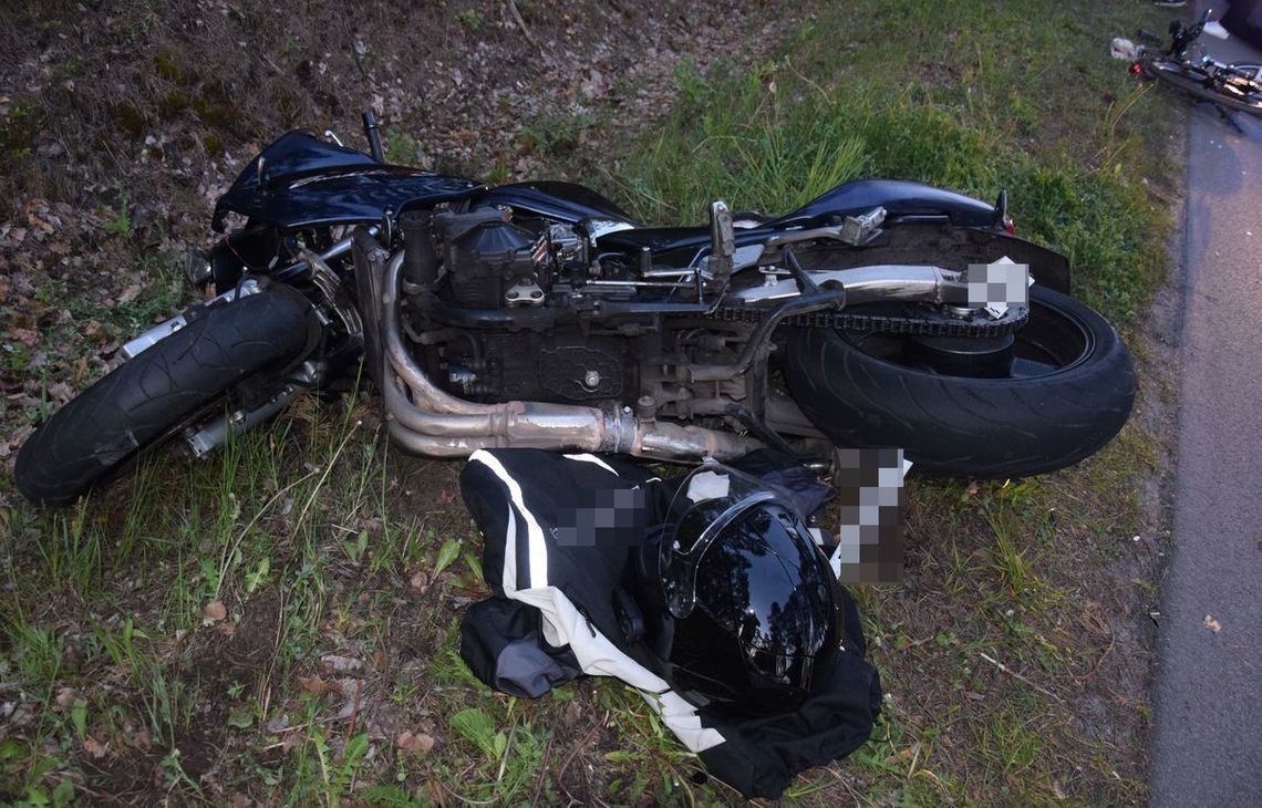 Biłgoraj: Chciał zawrócić na jezdni – zderzył się z motocyklistą