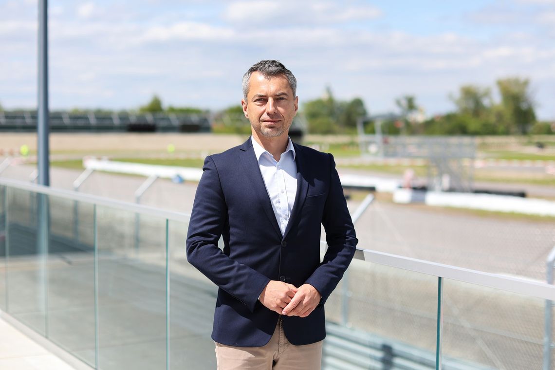 Jarosław Bury od początku był zaangażowany w powstanie Autodromu Biłgoraj. Teraz został jego prezesem.