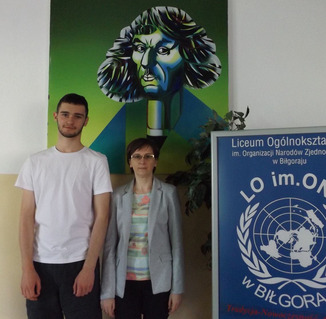 Biłgoraj: Międzynarodowy sukces młodego grafika z LO im. ONZ
