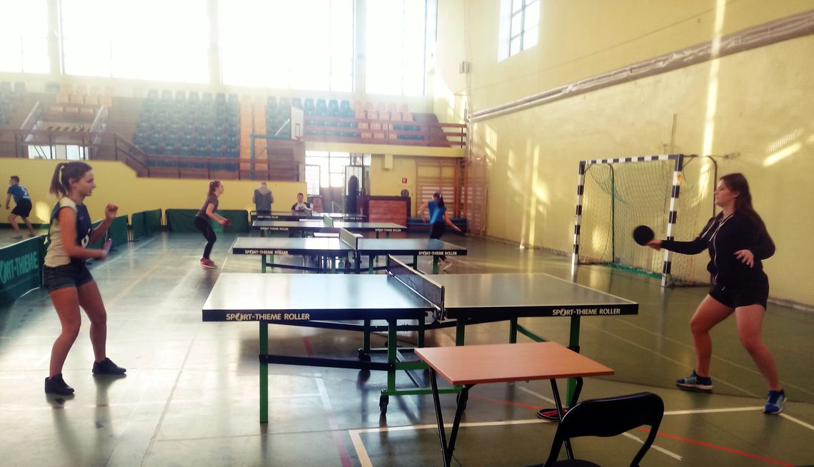 Biłgoraj: Mistrzynie ping ponga uczą się w LO im. ONZ