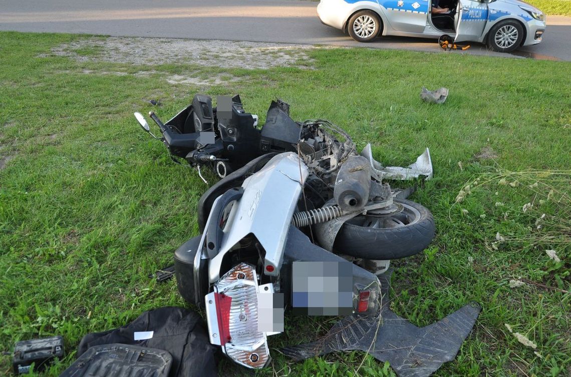 Biłgoraj: Nie ustąpiła pierwszeństwa motocykliście