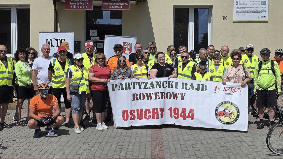 Biłgoraj: Partyzancki rajd rowerowy [ZDJĘCIA]