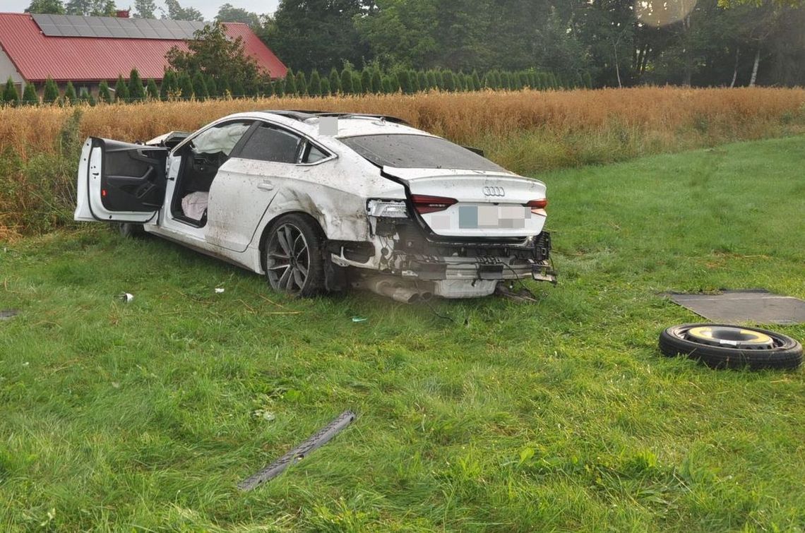 Biłgorajscy policjanci wyjaśniają okoliczności poważnego wypadku drogowego, do którego doszło w Biszczy. 19-letni kierowca Audi, znajdując się pod wpływem alkoholu, doprowadził do serii niebezpiecznych zdarzeń na drodze.