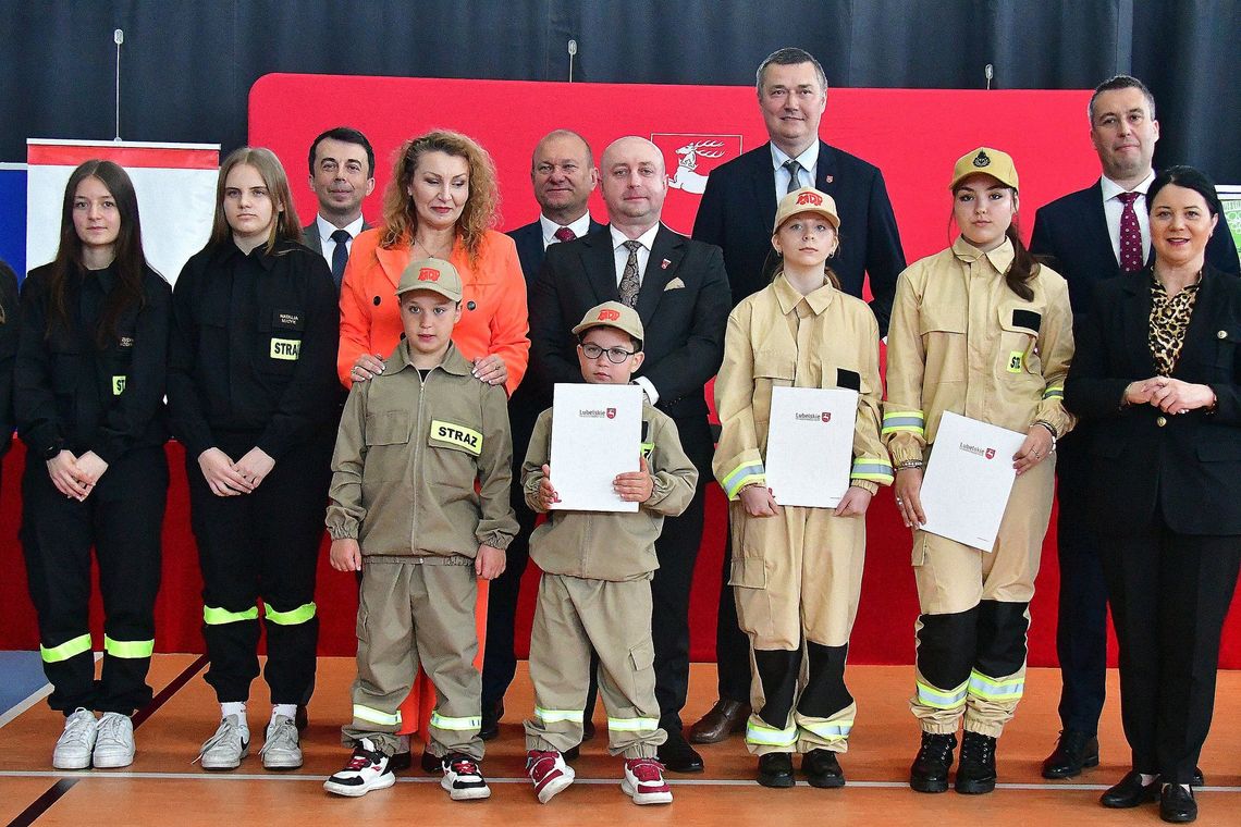 Biłgoraj: Pomoc dla młodych strażaków [ZDJĘCIA]