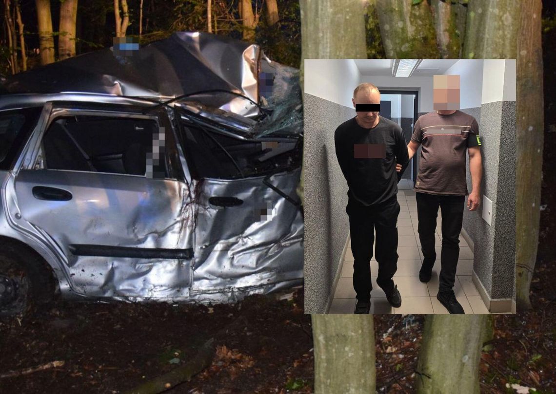 Biłgoraj: Spowodował wypadek ze skutkiem śmiertelnym [ZDJĘCIA, WIDEO]