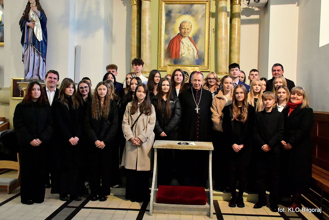 Biłgoraj: Święto Patrona w Katolickim Liceum [ZDJĘCIA]