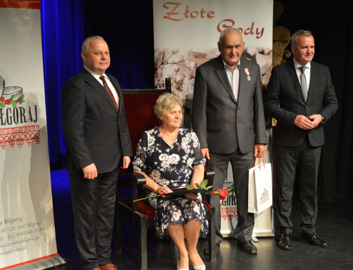 Biłgoraj: Świętowali jubileusz Złotych Godów [ZDJĘCIA]