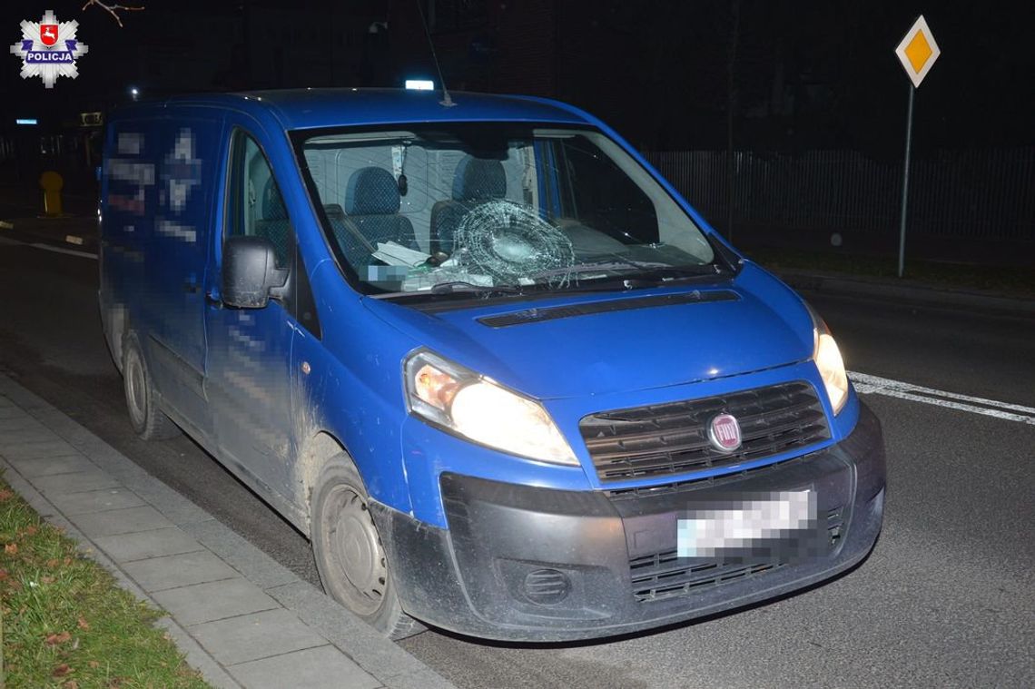 Biłgoraj: Wypadek na ul. Kościuszki. Pieszy wszedł prosto pod samochód