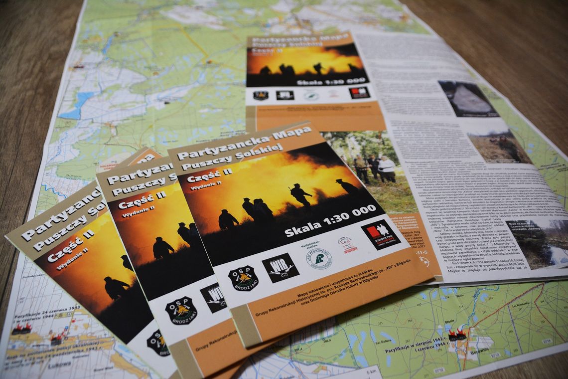 Biłgoraj: Wznowienie Partyzanckiej Mapy Puszczy Solskiej Biłgoraj: Wznowienie Partyzanckiej Mapy Puszczy Solskiej