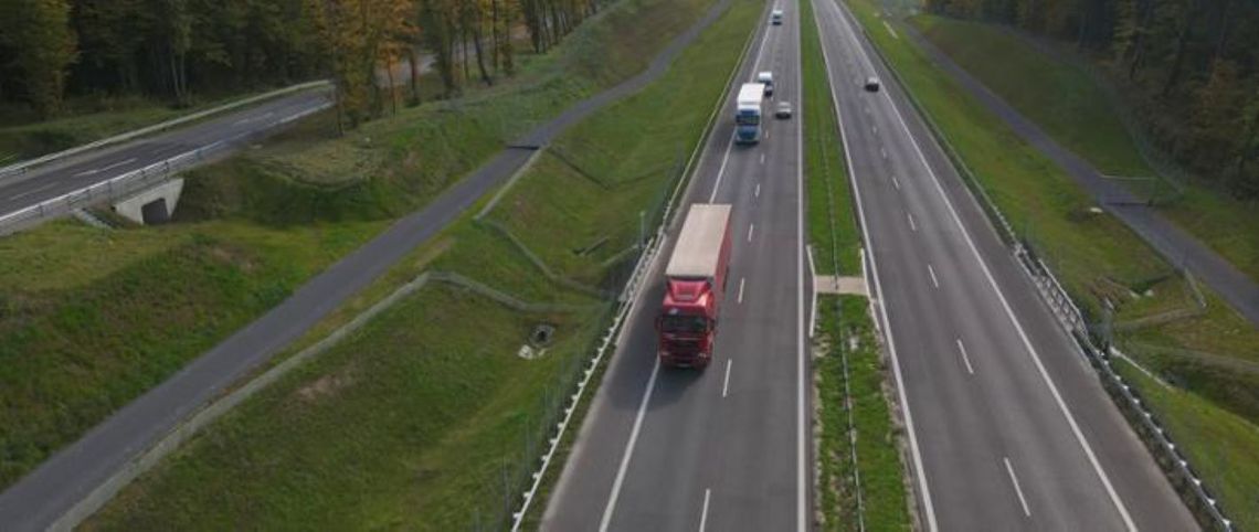 Droga ekspresowa S17 między Piaskami a Hrebennem liczy ok. 125 km długości. fot. GDDKiA Lublin