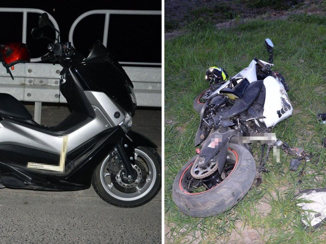 1 maja na drogach powiatu zamojskiego doszło do dwóch wypadków motocyklistów.