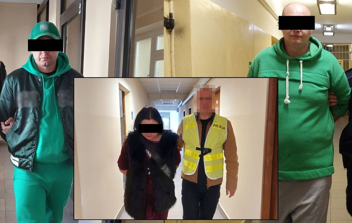 Trzy osoby usłyszały zarzuty rozboju z użyciem niebezpiecznych przedmiotów.