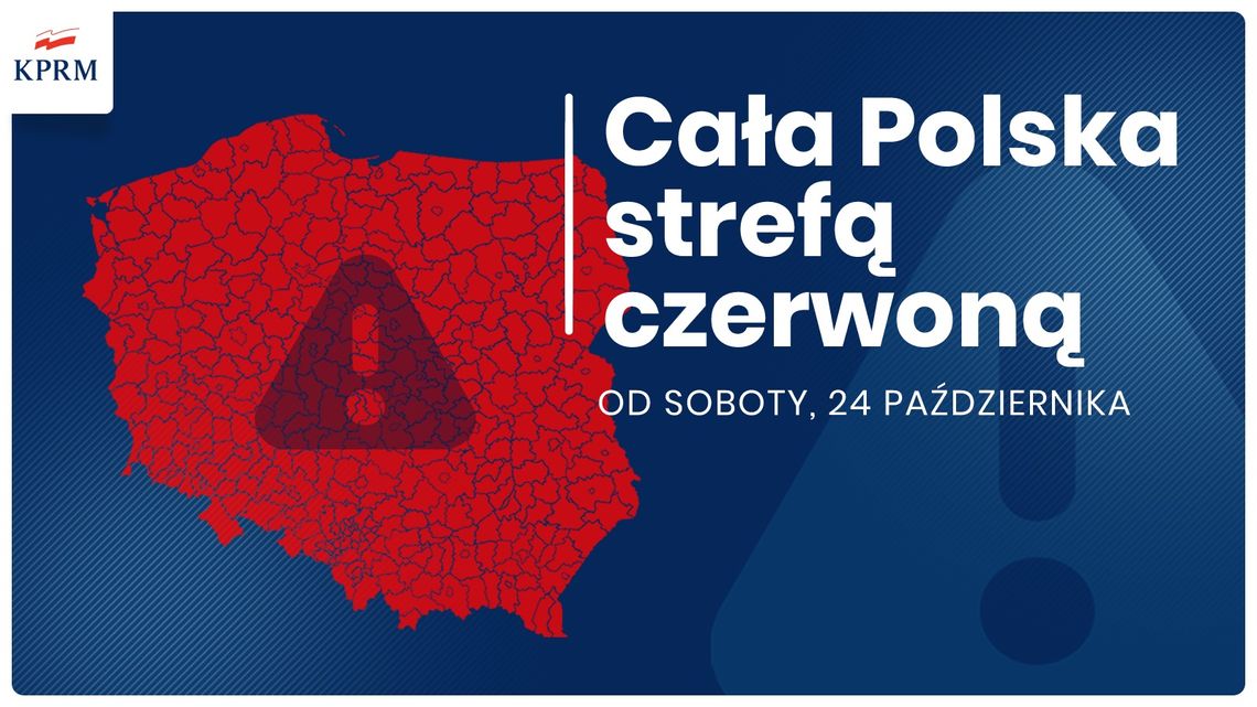 Cała Polska czerwoną strefą. Rząd wprowadza nowe obostrzenia