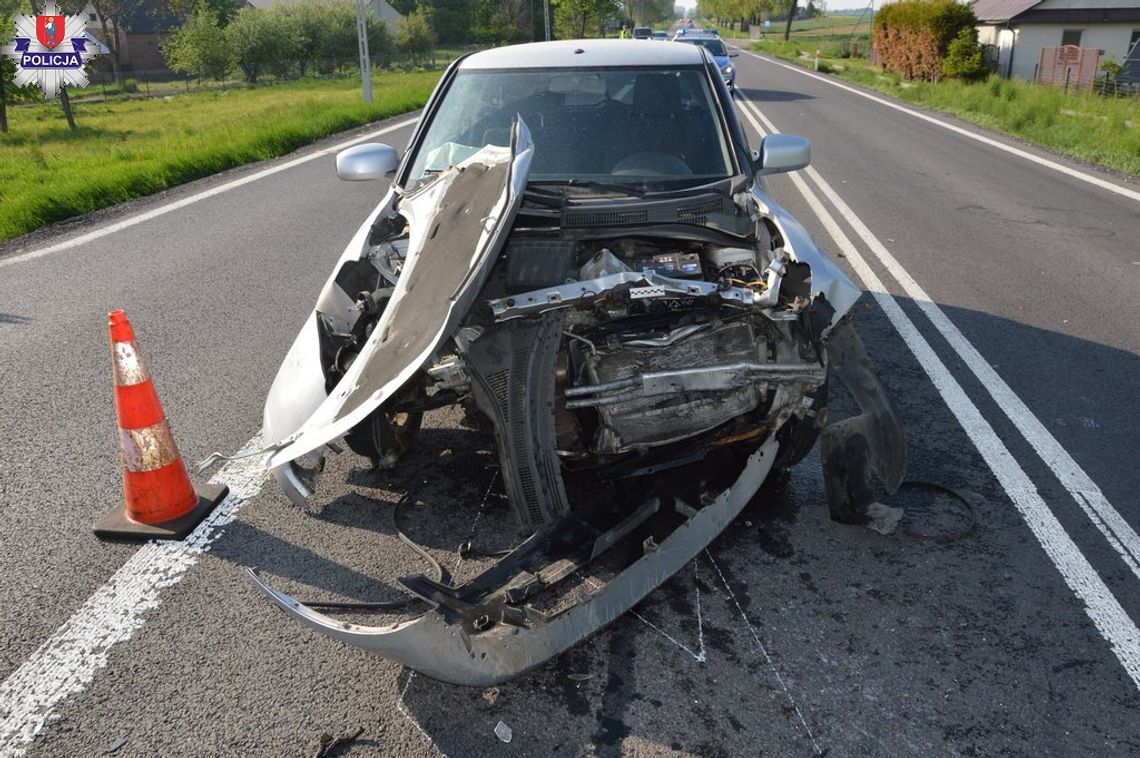 Chomęciska Małe: Wypadek na DK nr 17. 86-latek z obrażeniami ciała trafił do szpitala 17 maja około godziny 13, na drodze krajowej numer 17 na skrzyżowaniu w miejscowości Chomęciska Małe doszło do wypadku.